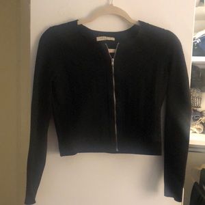 Sandro zip cardigan